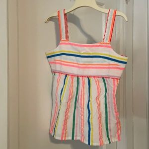 Boden women’s Agnes cami top brand new without tags. embroidered detailing.